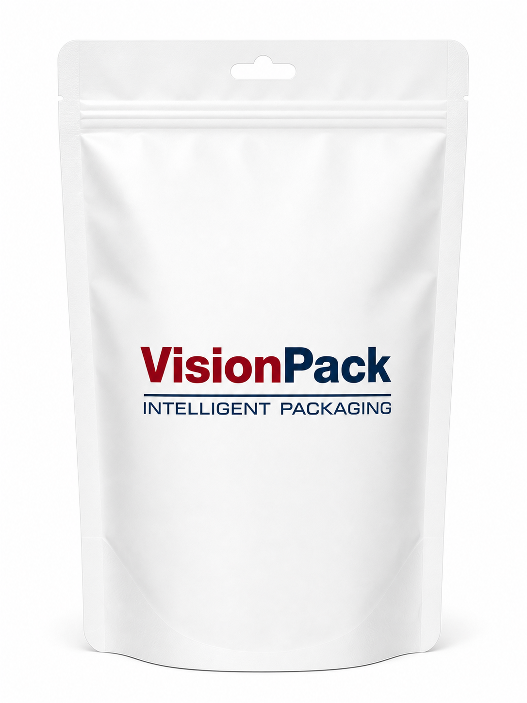 Stand up pouch with zipper and euro hole